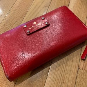 Kate Spade red wallet